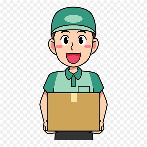 Download hd Delivery Man Clipart - Cartoon Transparent Delivery Man Png and use the free clipart ...