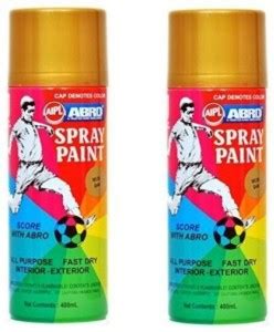 AIPL ABRO GOLD Spray Paint 400 Ml Price In India Buy AIPL ABRO GOLD