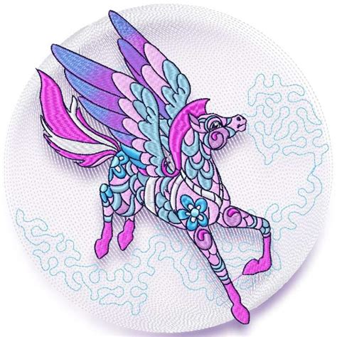 Stunning Pegasus Machine Embroidery Pams Embroidery Designs