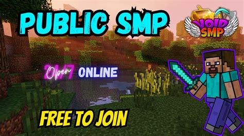 Minecraft Smp Live Public Smp 247 Java Bedrock Free To Join