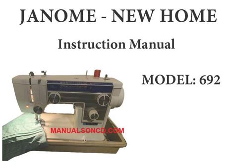 Janome New Home Instruction Manual