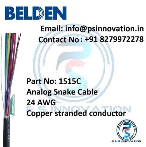 Belden Analog Snake Cables At Rs 80 Meter Belden Cables In Noida ID