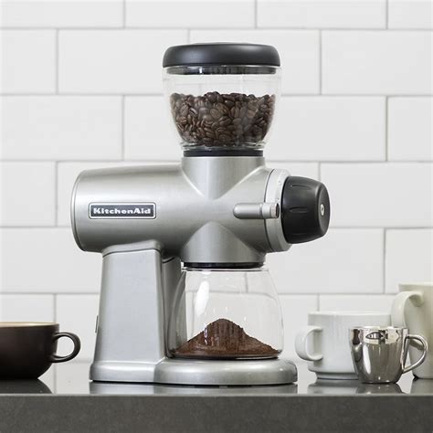 Kitchenaid Kcg0702cs Burr Coffee Grinder Contour Silver Hellcat Coffee