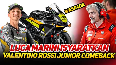 LANGSUNG NGAMUKBOS DUCATI MARAH LUCA MARINI ISYARATKAN VALENTINO