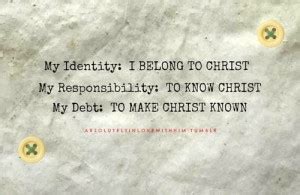 Quotes About Identity In Christ. QuotesGram