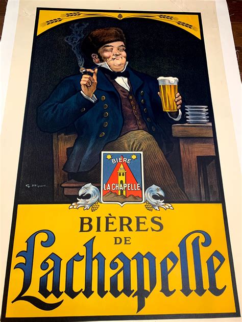 Bieres De Lachapelle Art By G Ripart French Advertising