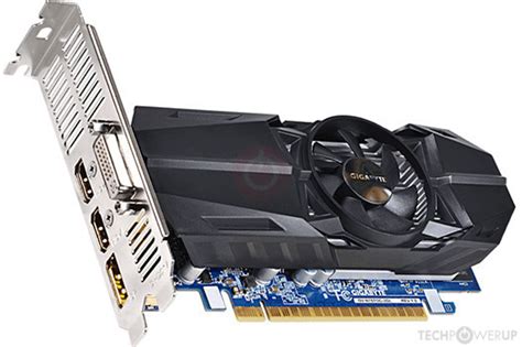 GIGABYTE GTX 750 Ti Low Profile OC Specs TechPowerUp GPU Database