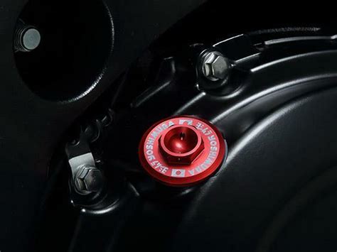 Genuine Yoshimura Racing Aluminium Red Oil Filler Cap Suzuki Gsx550 1983 Ebay