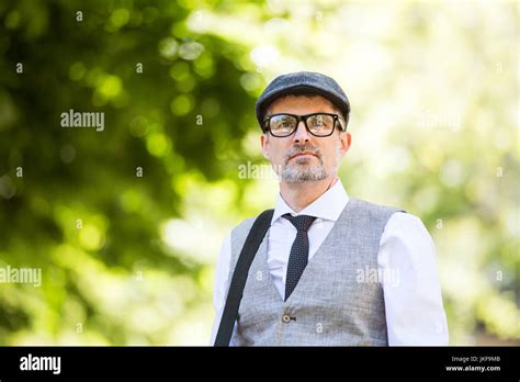 Portrait Of Confident Mature Businessman Stock Photo Alamy