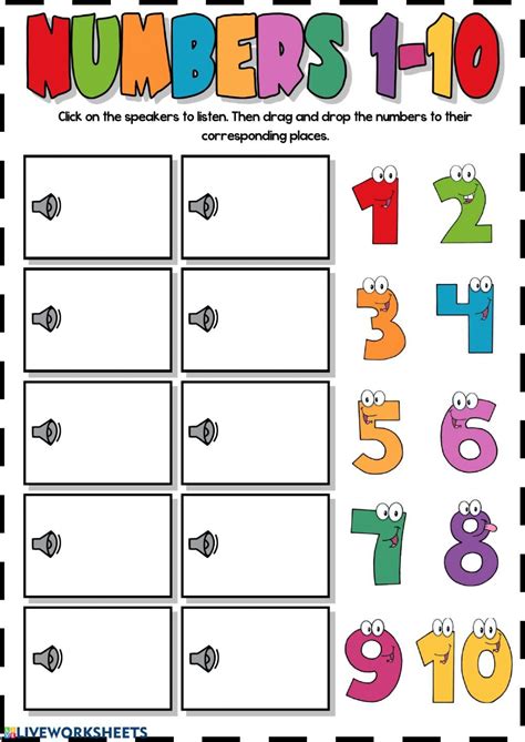 numbers   worksheets  workssheet list