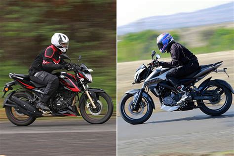 Tvs Apache Rtr V Vs Bajaj Pulsar Ns Real World Performance