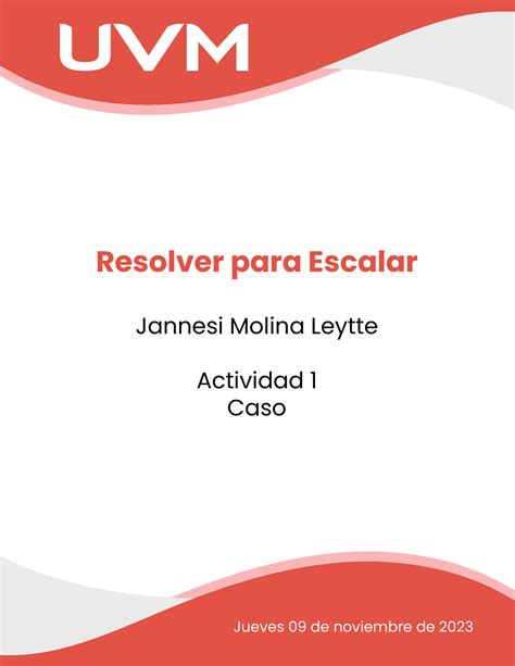 A Caso Resolver P Escalar Resolver Para Escalar Jannesi Molina