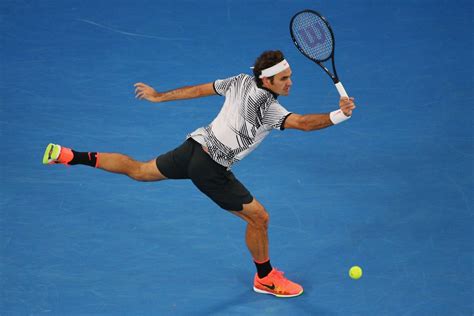 Federer Backhand topspin Block on the Run | Talk Tennis