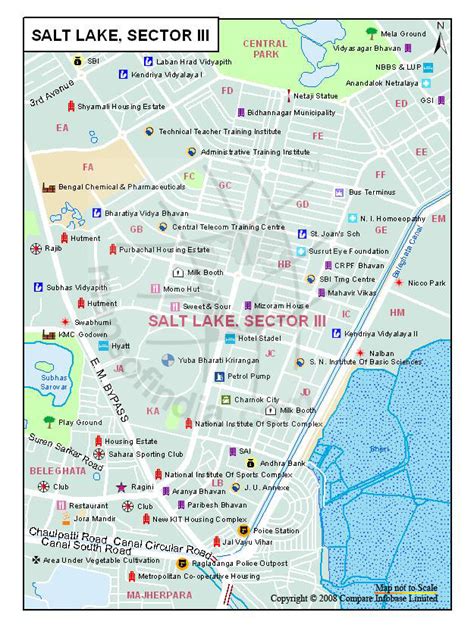 Kolkata Salt Lake Map - China Map Tourist Destinations