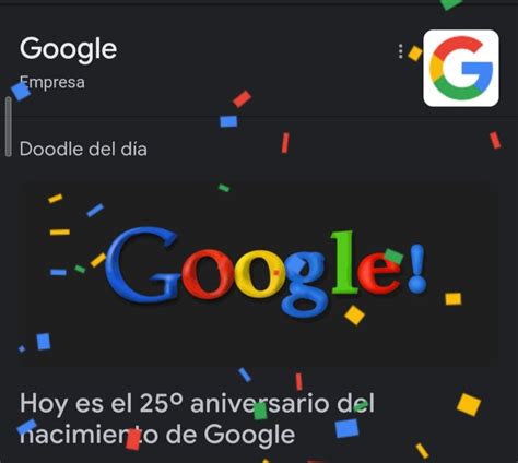 Google Celebra Su Aniversario Un Viaje A Trav S De Su Historia Y