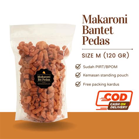 Jual Delish Snacks Makaroni Bantet Pedas Asin M Gr Snack