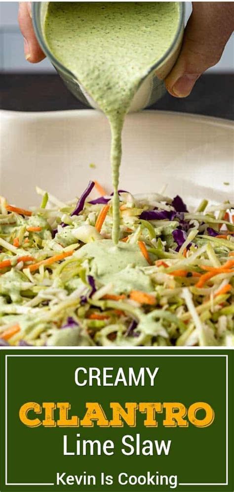 Cilantro Lime Slaw Is Easy To Make And Seriously Delicious Make This Spicy Coleslaw Recipe For