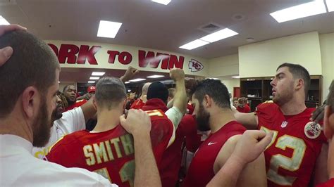 Chiefs Vs Broncos Postgame Locker Room Celebration Youtube