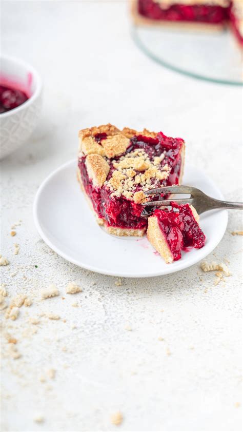 Saftiger Kirschkuchen Mit Streusel Kalorienarm Ohne Zucker