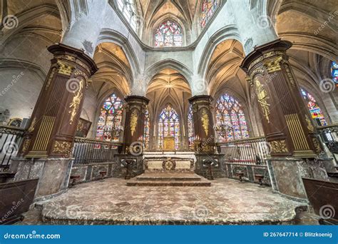 Eglise Sainte Segolene Church Building Interior From Place Jeanne D Arc