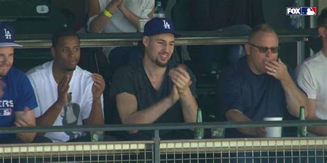 Uh oh: Warriors' Klay Thompson supports brother Trayce, wears Dodgers ...