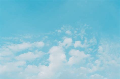 Premium Photo Abstract Pastel Blue Sky With White Cloud Background