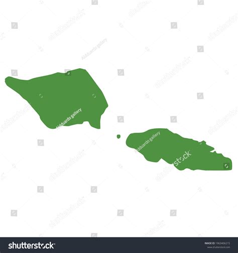 Illustrated Map Country Samoa Stock Illustration 1963406215 | Shutterstock