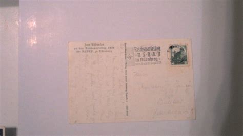 Germany Wwii Era Propaganda Postal Card Nazi Parade Europe