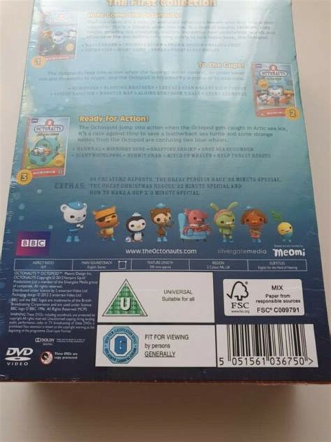 Octonauts The First Collection Dvd 2012 3 Disc Set Box Set For