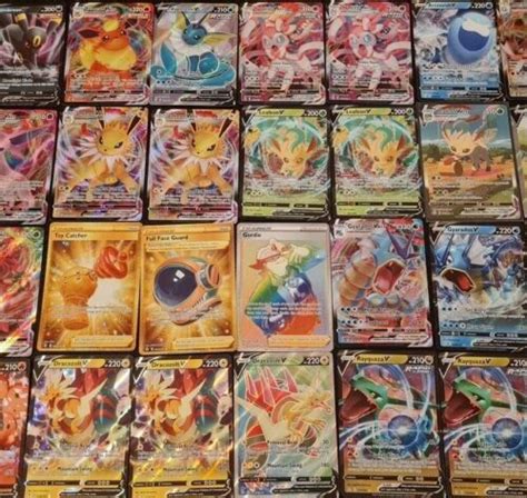 Epic Pokemon Cards Bundle X All Holo Vmax V Full Art Genuine