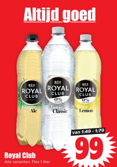 Royal Club Frisdrank Folder Aanbieding Bij Dirk Details