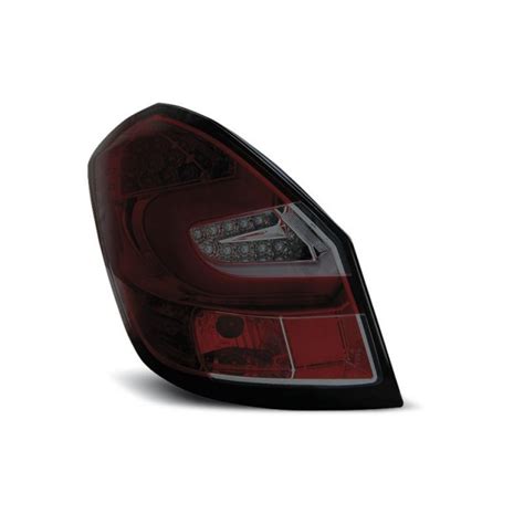 Feux Arri Re Barre Led Fum Rouge S Adaptent Skoda Fabia Ii