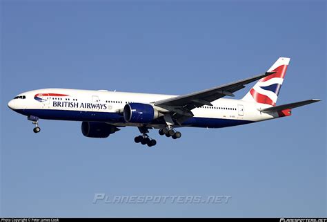 G VIIS British Airways Boeing 777 236ER Photo By Peter James Cook ID