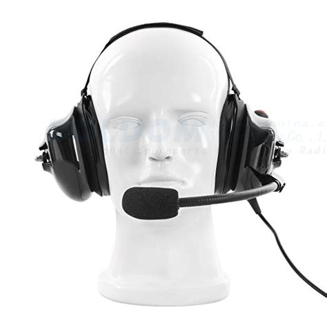 Noise Cancelling Headsets For Two Way Radios Work For High Noise Environment Like Airport