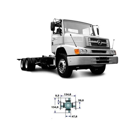 Cruzeta Cardan Compativel Mb Meritor Samarc Auto Pe As