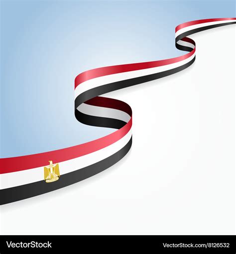 Egyptian Flag Background Royalty Free Vector Image