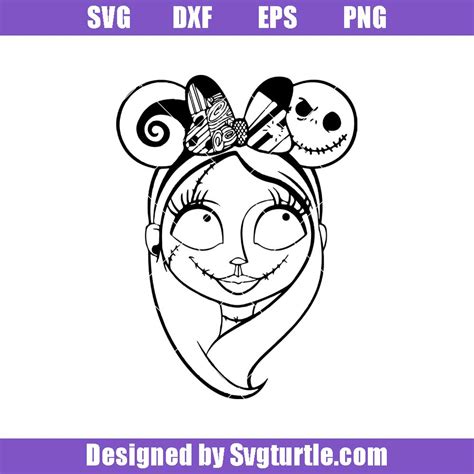 Free Sally Svg Nightmare Before Christmas Pin By Clochettepan On