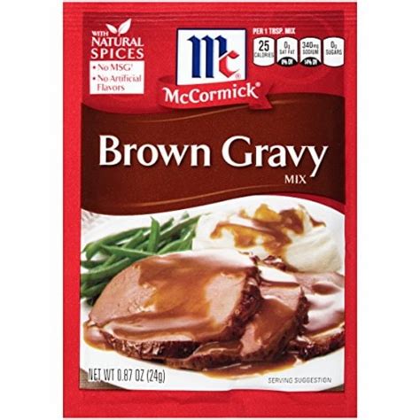 Mccormick Brown Gravy Mix Pack Of 10 10 Packs Kroger