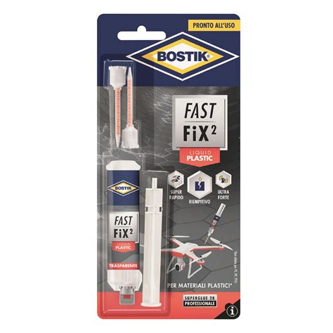 Colla BOSTIK Fast Fix Liquid Plastic Bostik 10 Ml Leroy Merlin