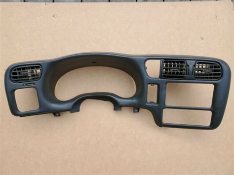 Chevy Blazer Instrument Cluster Radio Dash Bezel Graphite Black