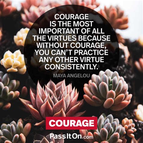 Maya Angelou Quotes Courage