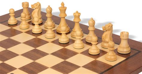 Fischer Spassky Commemorative Chess Set Ebonized And Boxwood Pieces With Classic Walnut Board 3