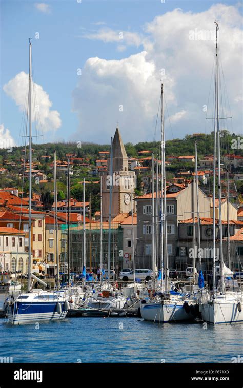 Muggia Harbor Harbour Italy Stock Photo Alamy
