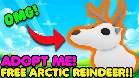 I M Giving Away An Arctic Reindeer In Adopt Me Dream Pet Giveaway