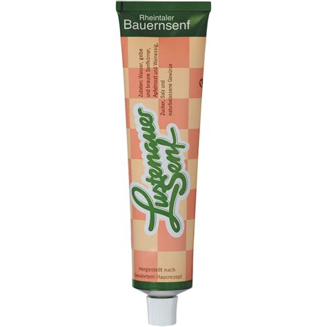 Transgourmet Österreich Lustenauer Senf 200g Tube Bauernsenf