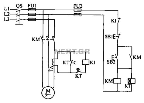 Single Phase Motor Protection Circuit Diagram