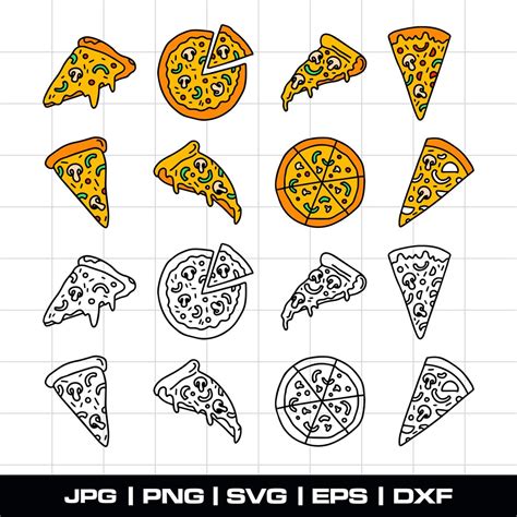 Pizza Bundle Svg Pizza Bundle Png Pizza Svg Pizza Slice Pizza