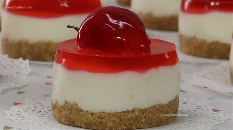 Mini Cheesecakes And Gelatina De Fresa Para Mesa De Postres Recetas En Casayfamiliatv Youtube