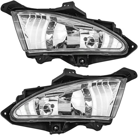 AutoandArt Replacement Driver And Passenger Fog Lights Lamps Compatible