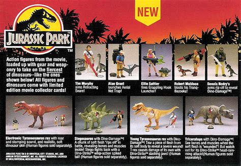 Jurassic Park Dinosaurs Toys